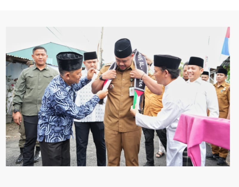 Wali Kota Medan, Bobby Nasution saat menghadiri pengajian akbar dan doa bersama( ist)