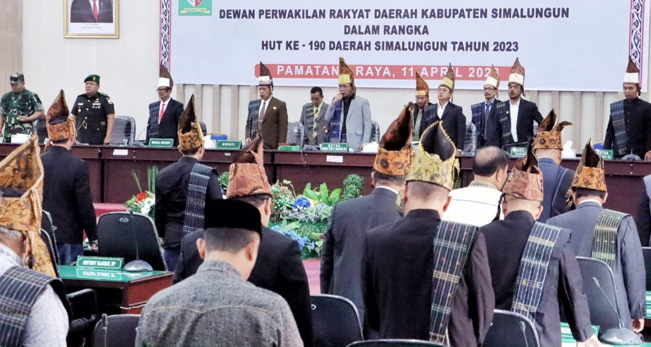 Paripurna DPRD Agenda HUT Ke 190 Daerah Simalungun