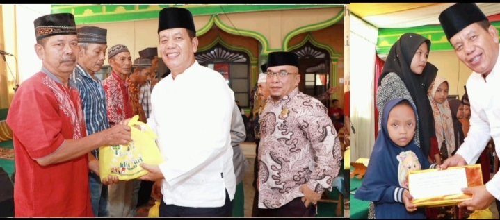Bupati Simalungun berbagi rejeki di Bulan Ramadhan 1444 Hijjriyah