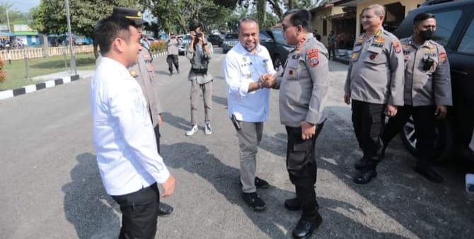 Irjen Pol Panca saat melakukan Kunker ke Polres Labura