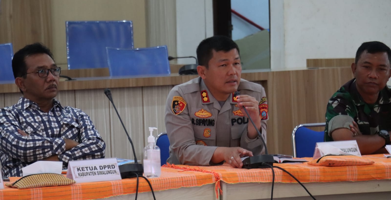 AKBP Ronald FC Sipayung paparkan kesiapan Polres Simalungun menggelar Operasi Ketupat Toba 2023