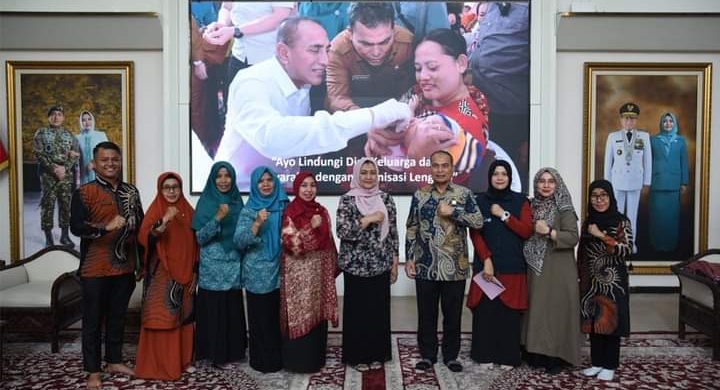 TP PKK Sumut photo bersama usai Zoom Meeting