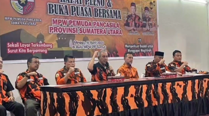 Ketua MPW PP Sumut Saat Memimpin Rapat