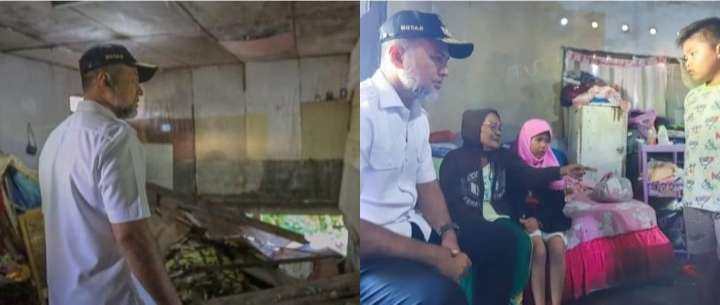 Wagub Ijeck Meninjau Dampak Banjir dan Menyapa Keluarga Korban