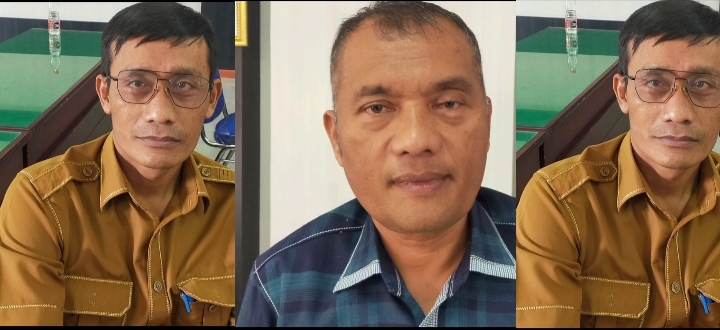 Ketua Pansus LKPj Bupati TA 2022 Bernhard Damanik, dan Kadis PU Hotbinson Damanik