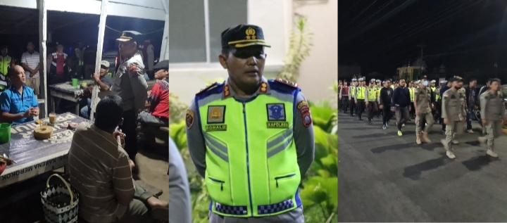 AKBP Ronald FC Sipayung memantau kesiapan personel