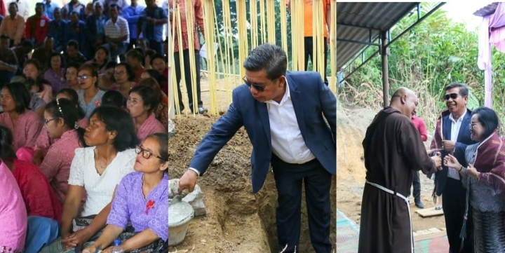 Bupati Radiapoh peletakan batu pertama (Photo Istimewa)