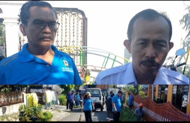 Lurah Siopat Suhu, Camat Siantar Timur, dan kegiatan Gotong Royong