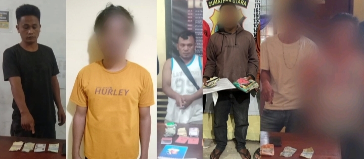 Jurtul Judi Tebak Angka Tangkapan Polsek Resor Simalungun (photo istimewa)