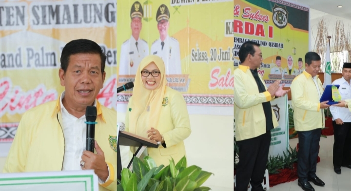 Bupati Radiapoh, Deni Sartika, Ketua DPRD Simalungun (photo ist)