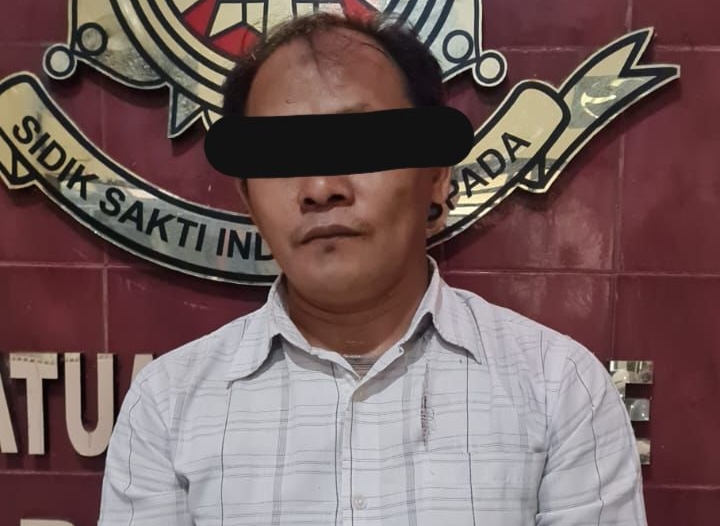 SN saat diamankan di Polres Asahan (Ist)