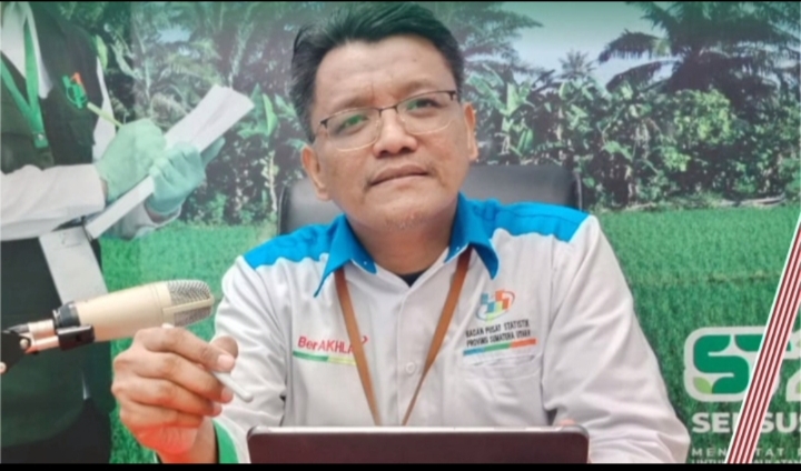 Kepala Badan Pusat Statistik Sumut, Nurul Hasanudin (NSH9)