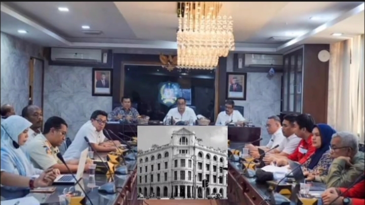 Rapat langkah langkah penataan demi tercapainya target pembangunan permukiman Kota Lama Kesawan (ist)