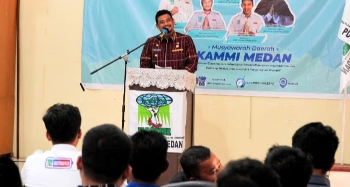 Bobby Nasution pada Musda KAMMI