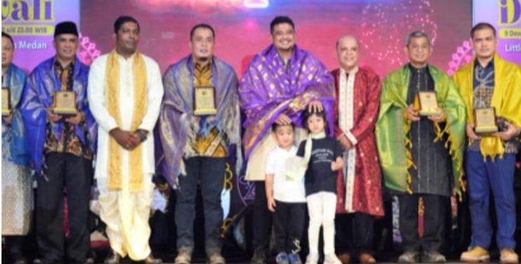 Wali Kota Medan, Bobby Nasution saat menghadiri Perayaan Deepavali di Little India ( ist)