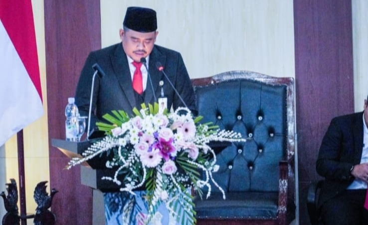 Wali Kota Medan, Bobby Nasution melakukan sebelum melaksanakan Penandatanganan kesepakatan ( ist)