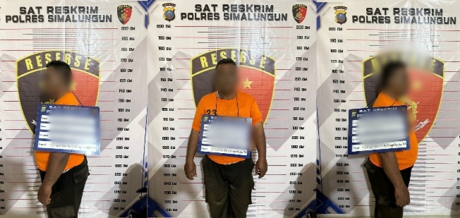 Pelaku cabul tampak kiri, depan, dan kanan dengan wajah di blur.(*)