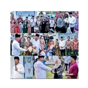 Momen kegiatan buka puasa bersama yang digelar PDAM Tirta Lihou,(*)