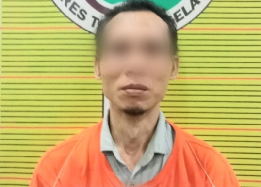 Tersangka dan barang bukti di Mako Polres Padangsidimpuan,( humas.polri.go.id)