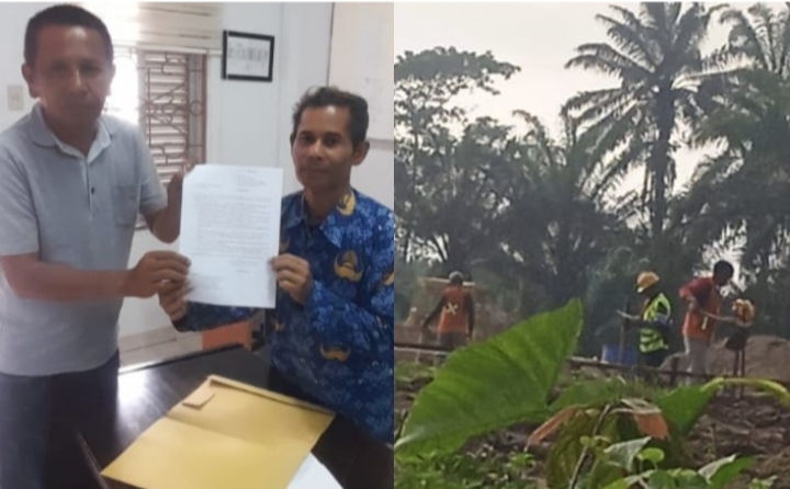 Perwakilan warga yang menolak pembangunan PKS milik BDS