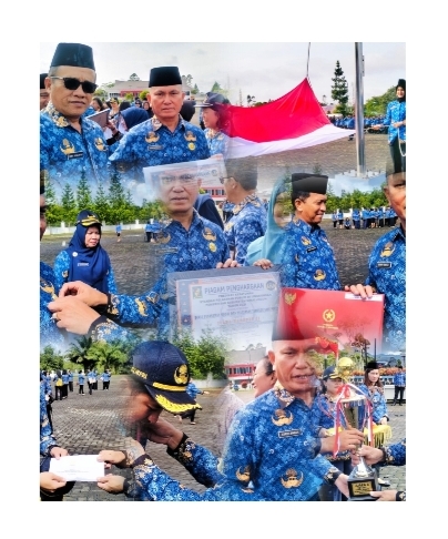 Moment Upacara HKN dan HUT Korpri di Kabupaten Simalungun Tahun 2024