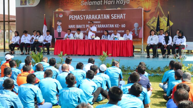 Lapas Kelas IIA Pematangsiantar Gelar Pemeriksaan Kesehatan Petugas dan Warga Binaan.