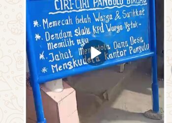 PANGULU MARIHAT MARSADA BERSETERU DENGAN WARGANYA