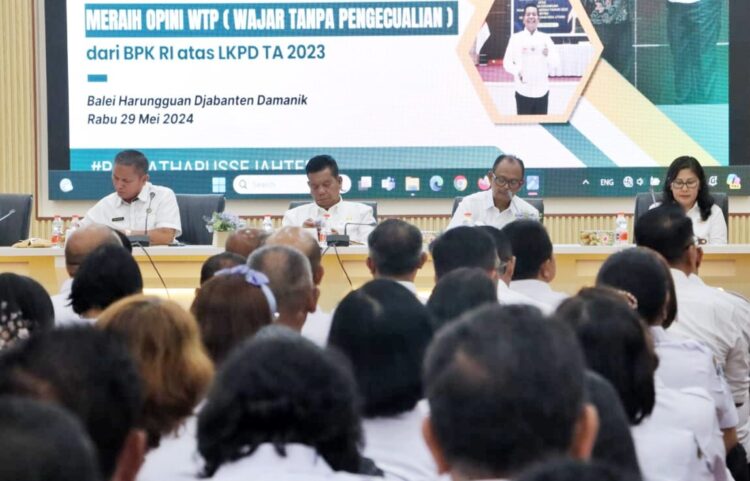 Pimpin Rakorpem, Bupati Simalungun Ajak ASN Mempertahankan WTP.