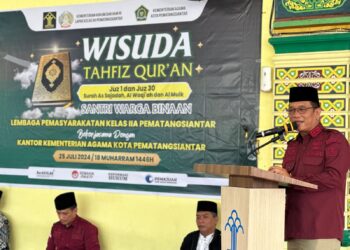 Lapas Kelas IIA Pematangsiantar Gelar Wisuda Tahfidz Qur’an Bagi Warga Binaan.