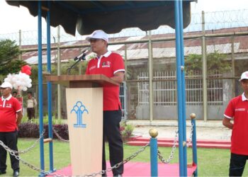 Lapas Kelas IIA Pematangsiantar Gelar Pertandingan Olah Raga.