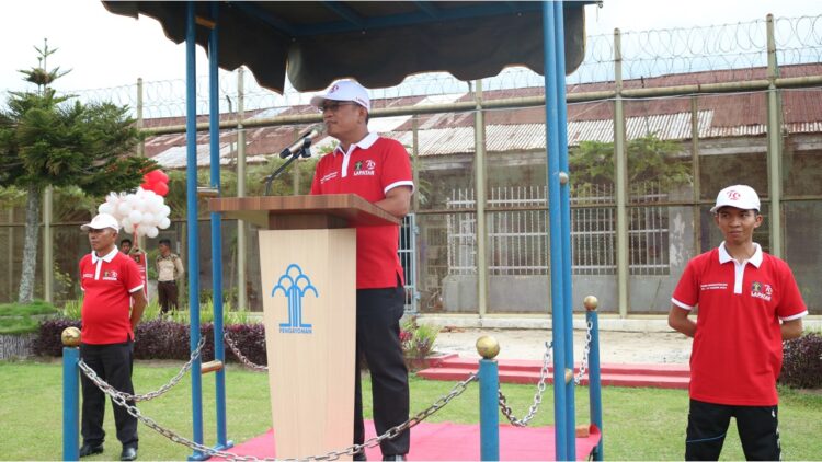 Lapas Kelas IIA Pematangsiantar Gelar Pertandingan Olah Raga.