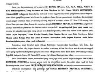 WALIKOTA SIANTAR DILAPORKAN