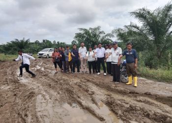 PTPN 4 JANJIKAN BANGUN PERKERASAN JALAN PENGHUBUNG NAGORI LUMBAN GORAT KE JALAN LINTAS SIANTAR-TANAH JAWA SEPANJANG 1500 METER