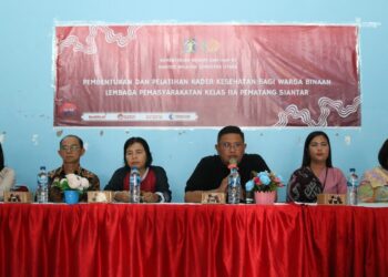 Lapas Kelas IIA Pematangsiantar Latih Warga Binaan Menjadi Kader Kesehatan.