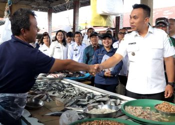 Wakil Bupati Simalungun Pantau Harga Bahan Pokok Di Pasar Serbalawan