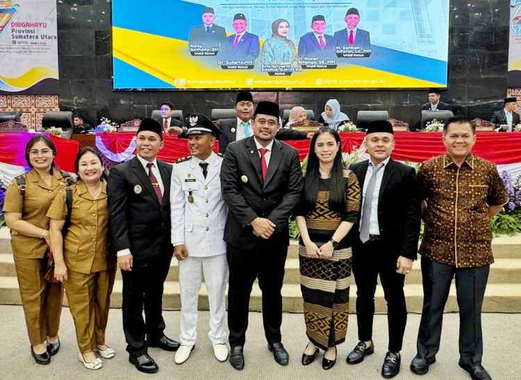 Wakil Bupati Simalungun Hadiri Peringatan Hari Jadi Ke-77 Sumut