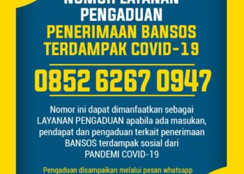 Nomor Pelayanan Pengaduan