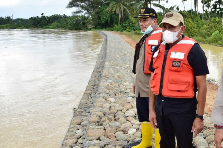 Walikota Tebingtinggi Pantau Banjir.
