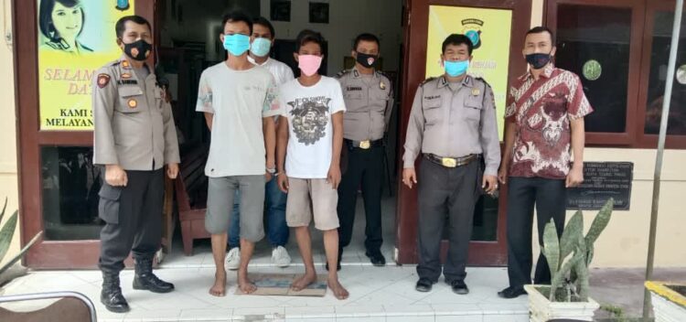 Satreskrim Polsek Rambutan Resor Tebingtinggi tangkap.dua pelaku curanmor.