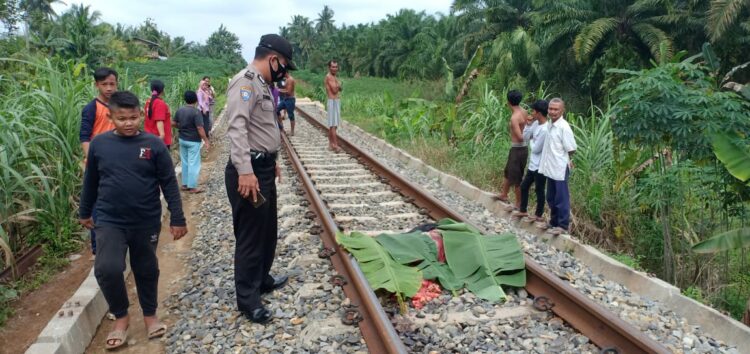 Pengusaha botot tewas usai ditabrak kereta api di Tebingtinggi.