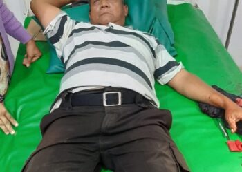 Mujiono (58), korban begal.