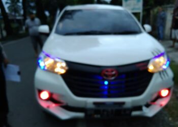 Toyota Avanza BK 1451 LW diamankan, termasuk pengemudi mobil, Samuel Purba.