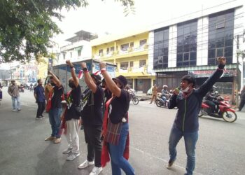 Aksi pemuda Dairi di Medan
