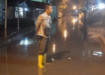Kondisi banjir di Kota Medan