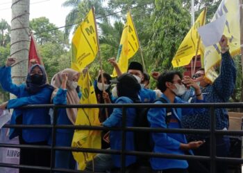 Aksi PMII di Kota Siantar