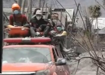 Tim yang turun melakukan pencarian korban