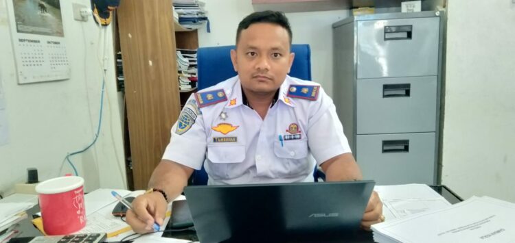 Kepala Bidang Prasarana Dinas Perhubungan Kabupaten Toba Partogi Tambunan (f:ist/konstruktif)