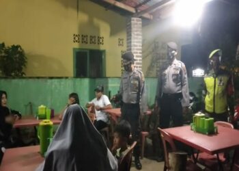 Polsek bandar Kalipah adakan patroli rutin.