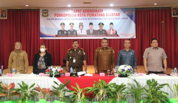 Rapat Koordinasi (Rakor) terkait ketenteraman dan ketertiban umum (f:ist/konstruktif)