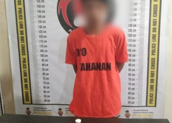 Pelajar 16 tahun yang ditangkap Sat Narkoba Polres Simalungun karena memiliki 25,76 Gram Sabu. ( Nawasenanews/ Ist)